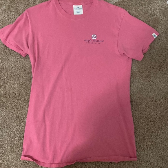 Simply Southern Pink Beachy T shirt - Picture 1 of 3